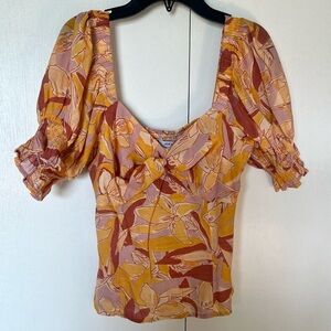 Nine West orange top